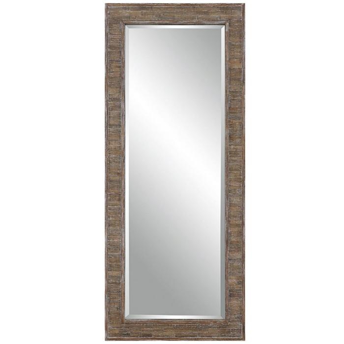 Keiichi Beachhouse Distressed Wooden Tall Mirror  1