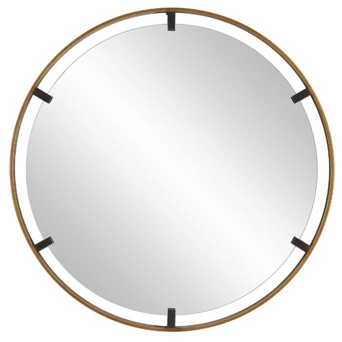 Keiichi Maritime Mirror Black & Brass 1