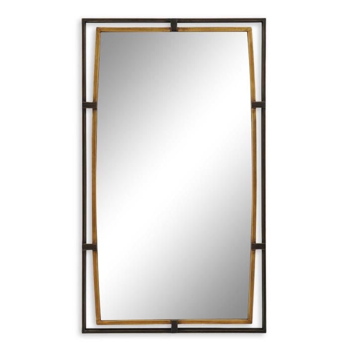 Keiichi Parallel Mirror Bronze & Brass 1