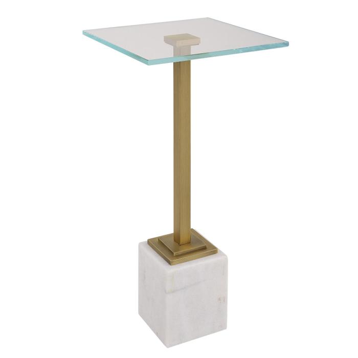 Keiichi Stand Up Drinks Table White 1