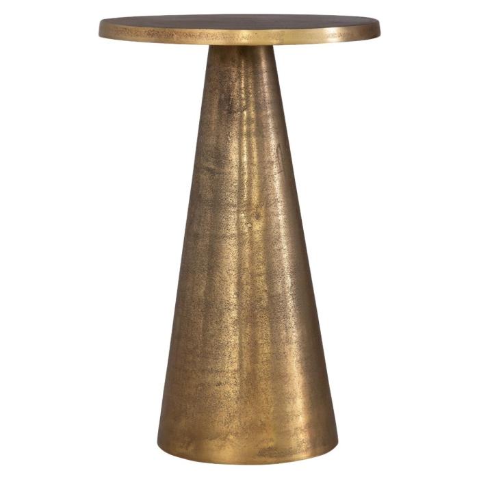 Keiichi Tulip Side Table Brass 1