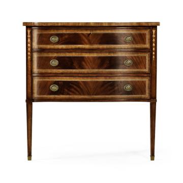 Mahogany Chest of Drawers with Raised Base