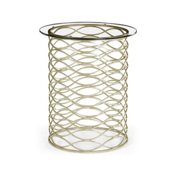 Side Table Interlaced - Silver