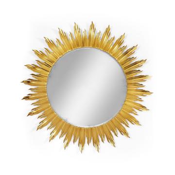 Large Wall Mirror Sunburst - Gold
