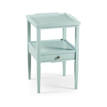 Isabella Square Side Table in Blue