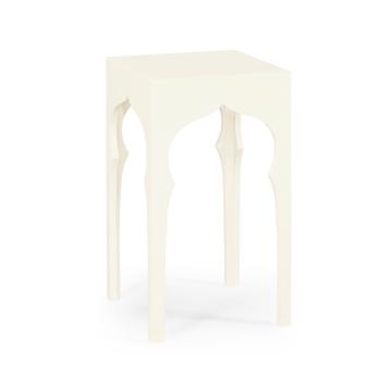 Square lamp table (Snow White)