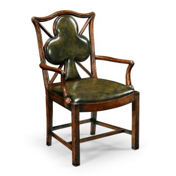 Armchair Club Playing Card - English Green Leather