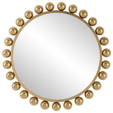 Spheres Mirror Gold