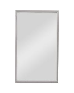 Simple Rectangular Mirror Silver