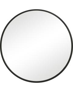 Eve Large Round Mirror Black