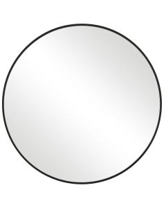 Eve Small Round Mirror Black