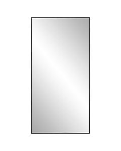 Slim Frame Midi Mirror Black