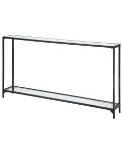 Slimline Console Black Finish